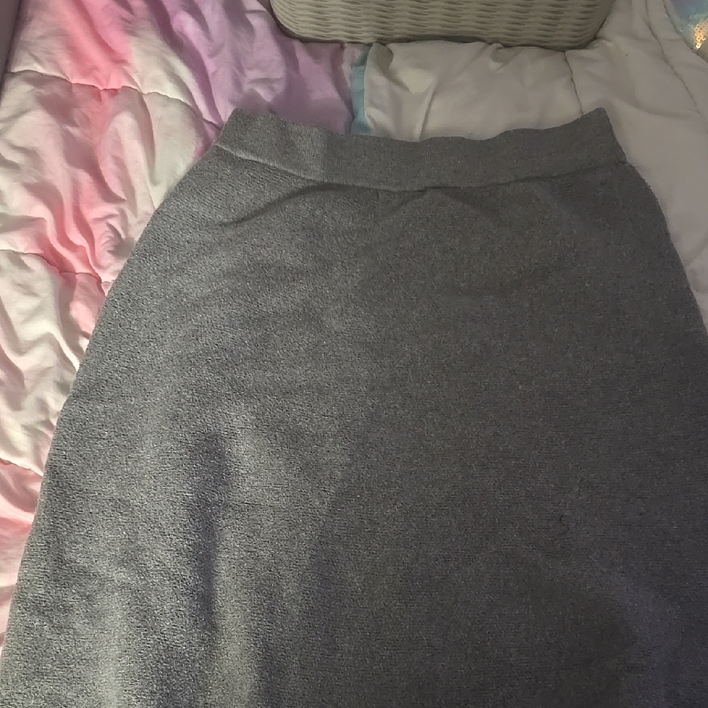 Elegant Gray Women's Skirt